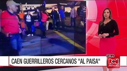 Capturaron a siete presuntos guerrilleros cercanos a alias El Paisa