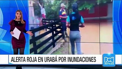 Decretan alerta roja en el Urabá antioqueño por desbordamiento de cuatro ríos