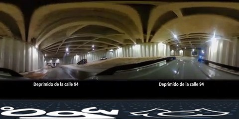 Recorrido por el deprimido de la calle 94 en 360°