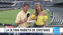 Cristiano Ronaldo tiró a un lago el micrófono de un periodista portugués