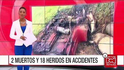 Varios accidentes de tránsito se presentaron este fin de semana en el país