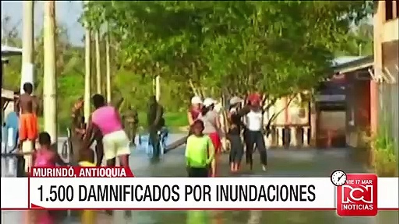 Llegan primeras ayudas a damnificados por desbordamiento de río en Murindó, Antioquia