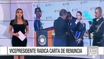 Vicepresidente radicó carta de renuncia ante el Senado