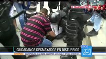 Personas atrapadas en medio de los desmanes en TransMilenio sufrieron desmayos