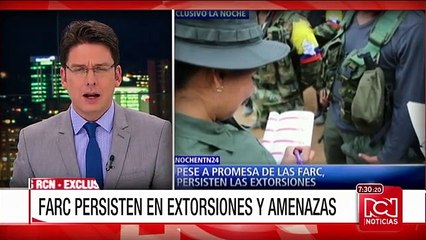 Líder comunitario en Antioquia denuncia que las Farc siguen amenazando y extorsionando