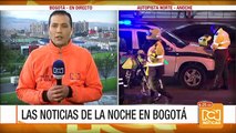 Accidente en la autopista Norte de Bogotá dejó un motociclista muerto