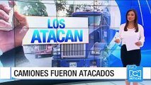 Transportadores de Santander denunciaron ataques de manifestantes