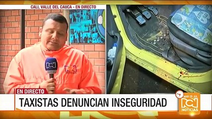 Taxistas en Cali denuncian aumento de la inseguridad