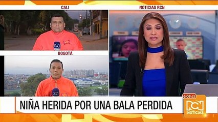 Niña de tres años está en cuidados intensivos por una bala perdida en Cali