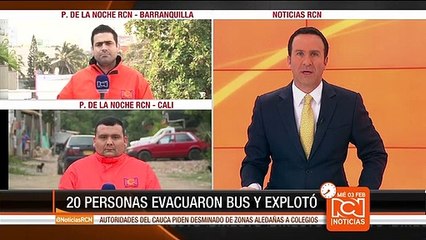 Explosión en bus del sistema MIO de Cali no dejó víctimas