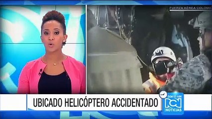 Fuerza Aérea confirma que encontró helicóptero accidentado en Antioquia