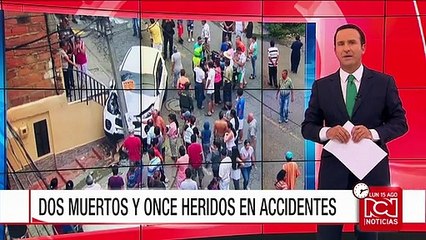 Dos muertos y once heridos dejaron dos accidentes de tránsito en Antioquía