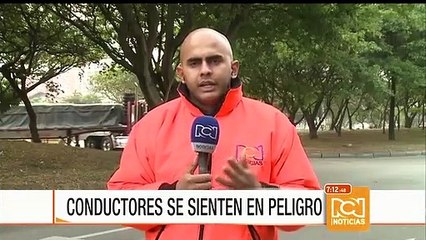 Protestas de conductores de transporte público en Medellín