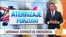 Aeronave realizó aterrizaje de emergencia en Caldas, Antioquia