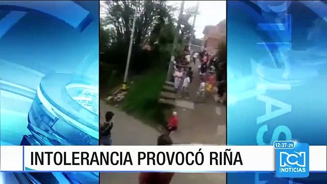 Riña entre dos familias en Medellín terminó en asonada