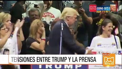 La complicada relación de Donald Trump con los medios de comunicación