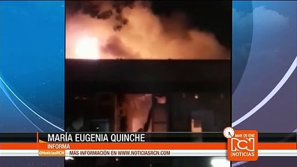 Emergencia por incendio en Espinal, Tolima