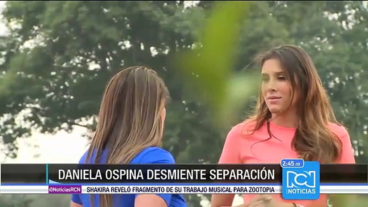 "No nos afectan esas cosas": Daniela Ospina sobre rumores sobre James Rodríguez