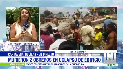 Construcción en Cartagena se desplomó