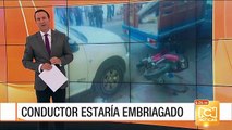 Conductor en aparente estado de embriaguez arrolló a varias personas en Fusagasugá