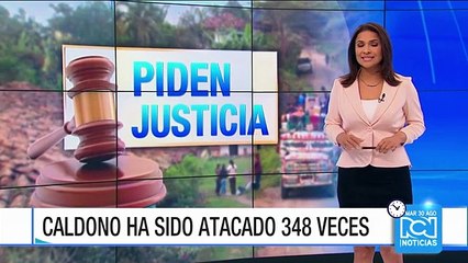 La población de Caldono, Cauca, ha sido atacada 348 veces por las Farc