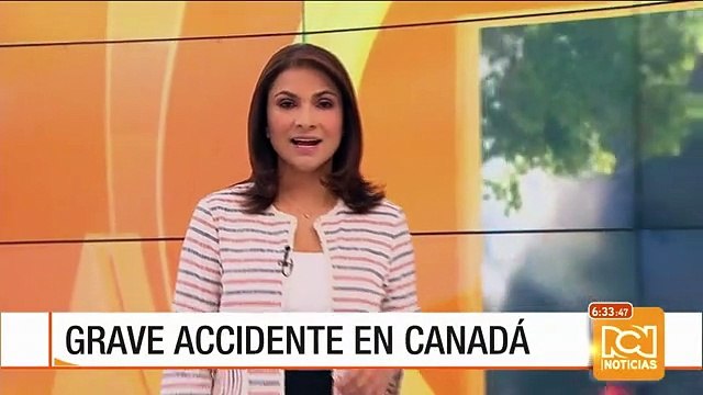 Una persona murió y seis resultaron heridas en accidente en Canadá