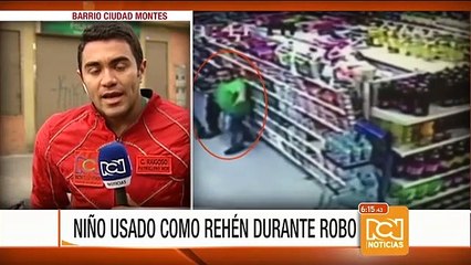 Ladrones tomaron como rehén a un niño en Bogotá