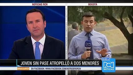 Joven atropelló a dos menores tras salir en carro sin permiso