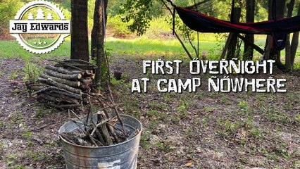 First Overnight at Camp Nowhere - Solo Camping