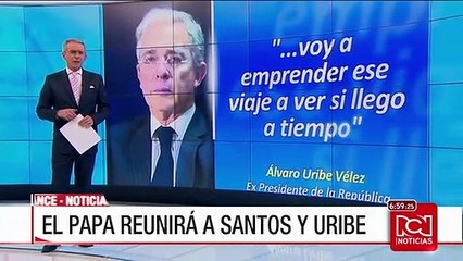 Sectores políticos de acuerdo con invitación del papa a Santos y a Uribe