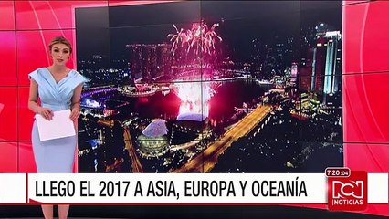 Europa celebró la llegada del Año Nuevo