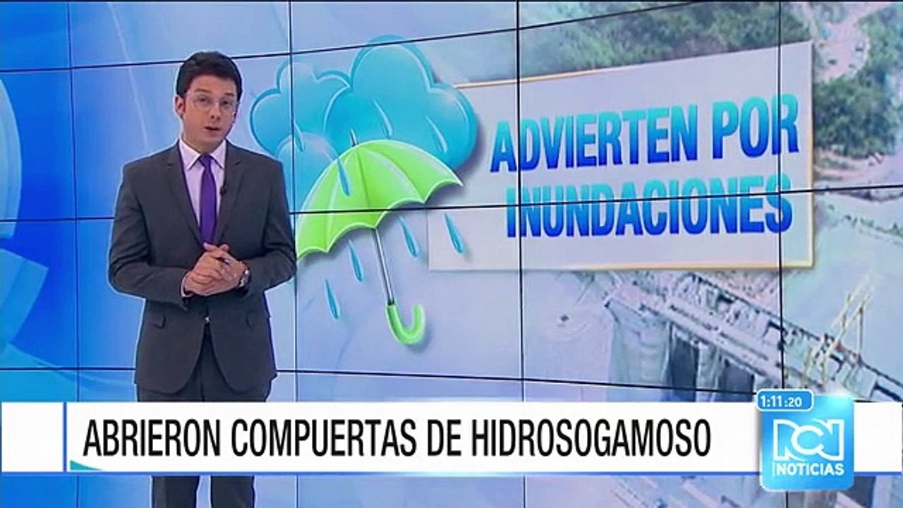 Apertura de compuertas de Hidrosogamoso provoca inundaciones en Santander