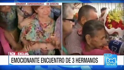 Tres hermanos separados por la violencia lograron reunirse tras 67 años de búsqueda