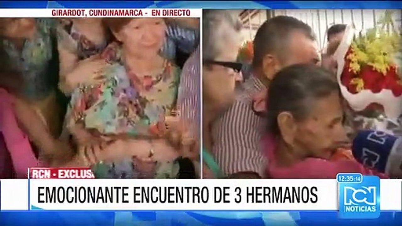 Tres hermanos separados por la violencia lograron reunirse tras 67 años de búsqueda