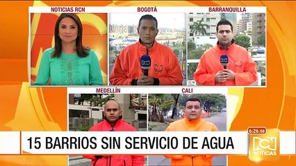 En Bogotá hay 15 barrios sin el servicio de agua
