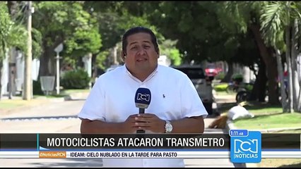 Protesta contra restricción a parrilleros en Barranquilla terminó en vandalismo contra TransMetro