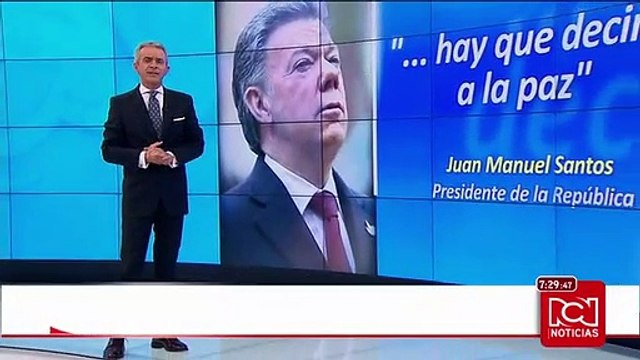 Hay que decir sí a la paz : presidente Santos durante entrega de obras en Magdalena