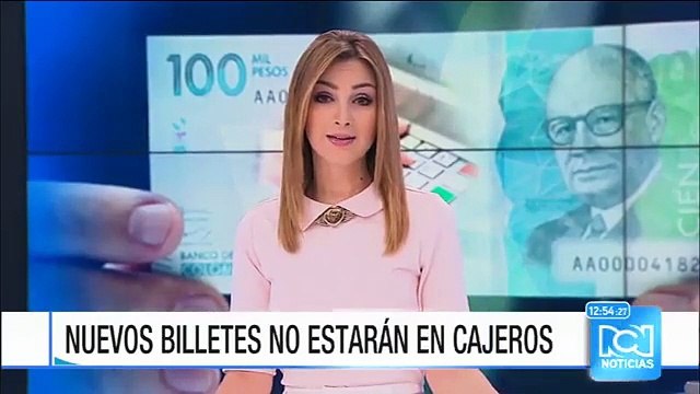 Nuevos billetes estarán en cajeros electrónicos en dos años