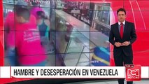 Por hambre y desespero, niños y adultos saquearon una panadería en Venezuela