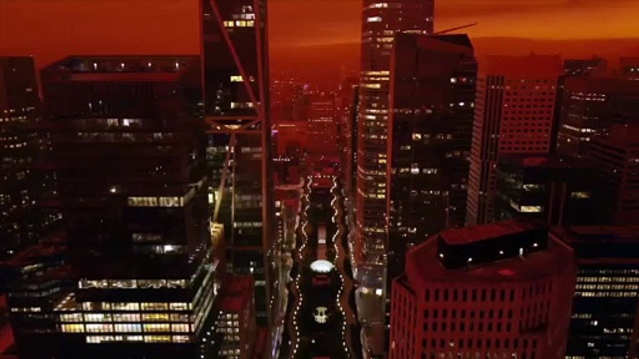 Cielo se tiñe de rojo en San Francisco EEUU