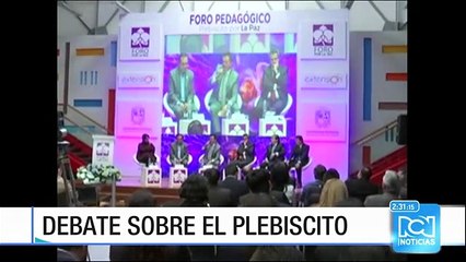 Foro organizado por la Universidad Distrital debatió sobre el plebiscito