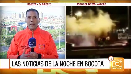 Explotó compresor de bus articulado de Transmilenio en Bogotá
