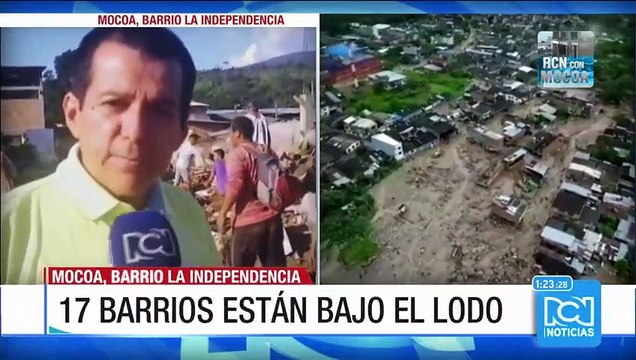 Barrio La Independencia, uno de los más populares de Mocoa, desapareció por el lodo