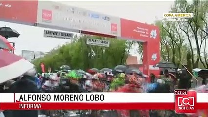 Sebastián Molano, del equipo Manzana Postobón, ganó la última etapa de la Vuelta a España