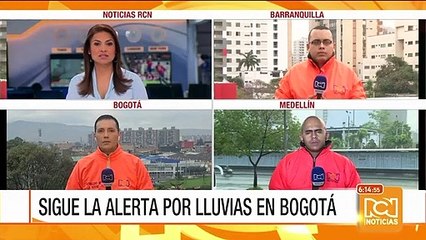 Fuertes aguaceros provocan desalojo de viviendas en Bogotá