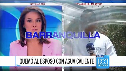 Mujer quemó a su esposo con agua caliente