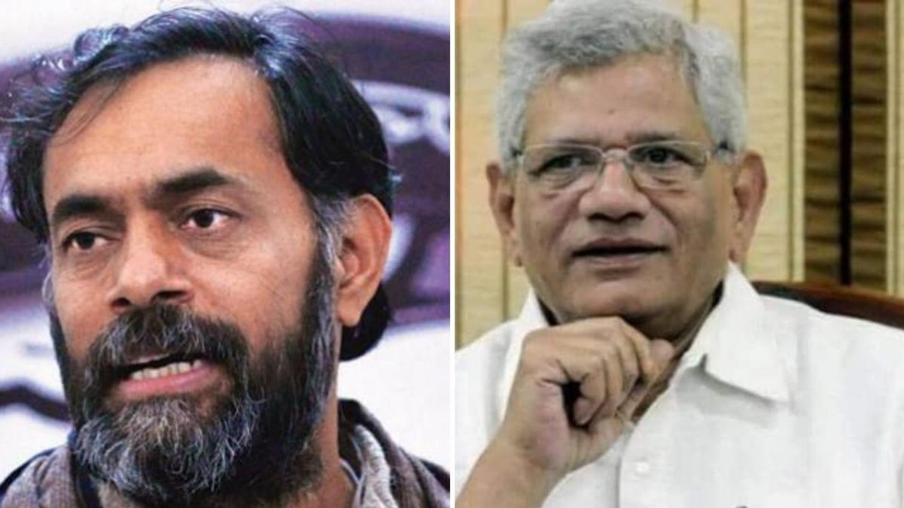 Nonstop: Police names Yechury, Yogendra Yadav in Delhi riots