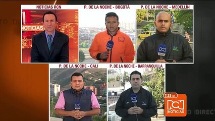 Accidentes de tránsito en Bogotá dejaron seis heridos y un peatón muerto
