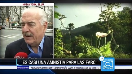 Pastrana: decir que el narcotráfico es un delito conexo es casi una amnistía para las Farc