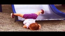 Cute Babies Have A Super Fun With Slide Funny Babies And Pets